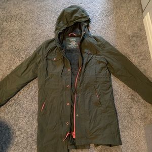 Girls lined LLBean coat size 14-16